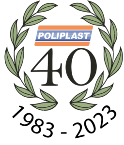logo 40 anni di Poliplast